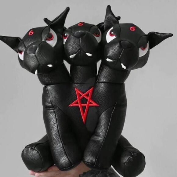 Killstar kreepture black cerebus dog dragon creepture plush dolls kill kill star - Picture 1 of 1